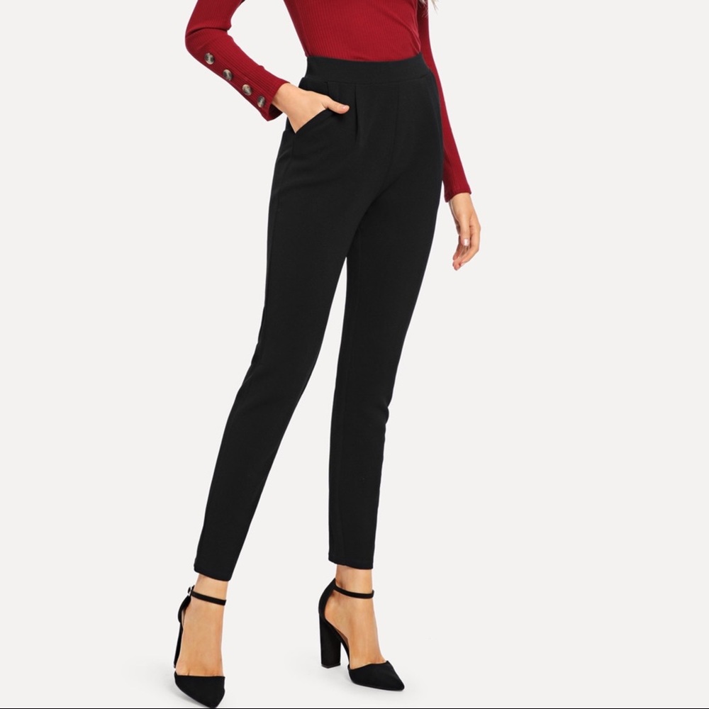 Pocket Side Skinny Pants